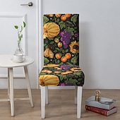 economico Fodera per sedia da pranzo-Coprisedia da pranzo Coprisedia per sgabello Coprisedia in poliestere con stampa geometrica