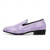 Χαμηλού Κόστους Μπαλαρίνες-Ανδρικά μπλε μοκασίνια με ανάγλυφο κροκόδειλο, slip-on σχέδιο από συνθετικό δέρμα, κομψό μοντέρνο στυλ, ιδανικά για κομψούς άνδρες σε πάρτι και ειδικές περιστάσεις