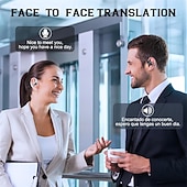 cheap Translation Earbuds-Open Air Traductor, Translation Wireless Bluetooth Earphones, Language Translator Earbuds Real-Time with 138 Languages fit iOS &amp; Android