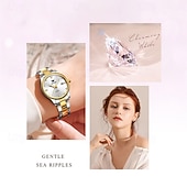 cheap Quartz Watches-Mother's Day Gift New Olevs Brand Ladies' Business Watch With Night Light Calendar And Day/Night Display Quartz Movement Stylish Water-Resistant Sporty Ladies' Wristwatch.