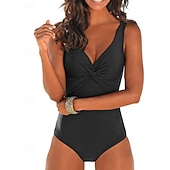 levne Rash guardy One Piece-Dámské Standard Rashguardy z jednoho kusu Plavky Jednodílné díly Jednobarevné Otevřít Zpět Ochrana proti UV záření Elastický Bez rukávů Plavky Bodýčko Surfování Potápění Plavání Léto