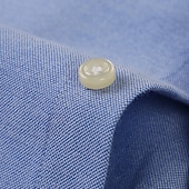 abordables camisas oxford de hombre-Hombre Camisa Camisa para Vestido Camisa Oxford Camisa sin planchar Abotonar la camisa Bloque de color Diario Negocio Amarillo Azul Marino Azul Manga Larga Cuello Vuelto Todas las Temporadas Ropa