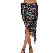 זול הלבשה לריקודי בטן-קרנבל 2026 ריו קרנבל בגדי ריקוד סמבה עם נצנצים נוצצים, חצאית מיני עם גדילים, תחפושת הופעה לפסטיבל ברזיל