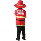 preiswerte Jungenkostüme-Karnevalskostüm Karriere Kostüme Kapuzensweatshirt Polizei Cosplay Kinder Unisex Halloween Karneval Buchwoche Leistung Pädagogisches Ankleiden Einfache Halloween-Kostüme Verkleiden