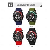 preiswerte Quarz-Uhren-SKMEI Herren Quarzuhr Sport Mode Lässig Geschäft Stopuhr Kalender Wasserdicht Dekoration Nylon Beobachten