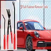 halpa Korjaustyökalut-3-osainen auton verhoilun irrotustyökalusarja, ammattimainen auton klipsipihdit ja kiinnikkeiden irrotustyökalusarja auton ovipaneelien, verhoilun ja muovisten niittien poistoon, tehokas vääntötyökalu säilytyspussilla