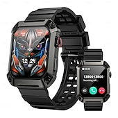 cheap Smartwatch-LOKMAT OCEAN 2 PRO Smart Watch 1.85 inch Bluetooth Calling Smartwatch Pedometer Call Reminder Sleep Tracker Compatible with Android iOS Unisex Long Standby Hands-Free Calls Waterproof IP68 51mm Watch