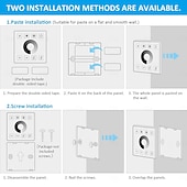 levne Vypínače-Stmívač LED pásků 2,4G RF bezdrátové dálkové ovládání stmívatelný nástěnný stmívač vhodný pro jednobarevné dvoubarevné RGB RGBW RGBCCT LED pásky DC5V-24V 10-50A jednokanálový stmívač