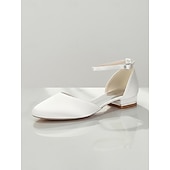 economico Madre della Sposa/Sposo-décolleté da donna con tacco basso e cinturino alla caviglia in raso bordeaux - eleganti scarpe da sera minimaliste per la mamma della sposa, matrimonio chic in città &amp;eventi formali