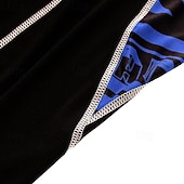 Недорогие Футболки и майки для бега-Муж. Цветочный принт Футболка для бега Компрессионная футболка Весна Осень Длинный рукав Быстровысыхающий Сжатие видеоизображений Влагоотводящие