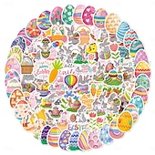 ieftine Jucării Noi-Easter Basket Stuffers 150 Piese (3 Seturi de 50) Autocolante de Paște Holografice Laser Rezistente la Apă pentru Decorațiuni de Cadouri de Sărbătoare Autocolante cu Ouă de Paște Transfrontaliere