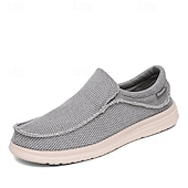 voordelige Slip-On Casual Schoenen-Marineblauwe instapschoenen voor heren, met een zacht geweven bovenwerk, een gedempte, lichtgewicht zool en een minimalistische, casual stijl voor dagelijks gebruik en vrije tijd.