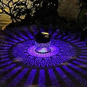 levne Venkovní nástěnná světla-2 ks venkovní solární vodotěsné kreativní duté válcové železné projekční nástěnné osvětlení, závěsné lucerny pro zahradu, dvůr, cestu, trávník, schodiště, krajinářské osvětlení, venkovní dekoraci