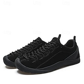 abordables Baskets Décontractées-Chaussures de randonnée pour hommes – en daim et mesh résistants, respirantes et confortables, idéales pour la randonnée et les sports d'aventure