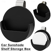 baratos Ganchos e Acessórios-Suporte para lata de tabaco de mascar para quebra-sol de carro, suporte para mascar de carro, suporte para quebra-sol de carro, acessório interno automotivo que economiza espaço, clipe de