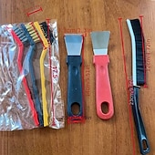 preiswerte Reinigungsmittel-11-teiliges Multifunktions-Eckreinigungsbürsten-Set mit steifen Borsten – geeignet für Fliesen, Badezimmer, Küchen und Autofugen – wiederverwendbar, kein Stromanschluss erforderlich, robuste