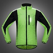 baratos Jaquetas e Gilets para homens-Jaqueta corta-vento unissex para ciclismo de estrada, primavera e outono, da marca Wosawe. Ideal para uso casual, à prova de vento e impermeável. Modelo BF224.