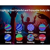 abordables Bandes Lumineuses Intelligentes-Lumières néon LED RGB+IC, lumières LED avec télécommande &amp;Contrôle via application, étanche IP65, compatible avec une utilisation extérieure, synchronisation musicale, design personnalisable, ruban