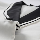 ieftine Costume de petrecere-A bărbaților Smoking Costume de petrecere Casual Afaceri Albastru piscină Negru Primăvară Costum Șap de rețea Petrecere Afacere Dungi Slim Fit Set 3 piese Un singur rând, un nasture