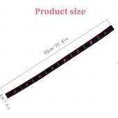 billige Husholdningsartikler-2 stk. treningsmotstandsbånd for tøying og yoga, tallstretchmotstandsbånd med tydelige markeringer, 8-seksjoners elastiske treningsbånd for tøying og forming av hele kroppen