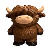 economico Dispenser sapone-dispenser di sapone a forma di mucca delle Highlands, adorabile bottiglia di sapone per le mani a forma di mucca delle Highlands &amp;Gel doccia, bottiglia con pompa ricaricabile a forma di mucca, stampa
