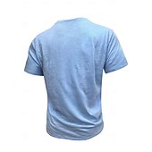 billige grunnleggende t-skjorter-Herre T-skjorte 100 % bomulls-T-skjorte Kort Erme V-hals Sommer Vår &amp; Vinter عادي Pit Strip Mote Designer Grunnleggende Grunnleggende Myk Avslappet Feriereise Gate Svart Stein Grønn Topp T-skjorte