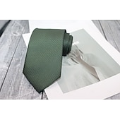 voordelige Herenstropdassen &amp; vlinderdassen-Voor heren Banden Gebreid Dagelijks Formeel Geribd Effen Kleur Met Textuur Casual Dagelijks liiketoiminta