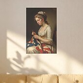  250. Jubiläumsgeschenk Betsy Ross. Betsy Ross Gemälde für Leinwanddruck