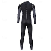 abordables Trajes de neopreno y trajes de buceo-Hombre Traje térmico de cuerpo entero Traje de neopreno de 1,5 mm Bloqueo de color Térmico Engrosado Protección UV Manga Larga Bañadores Traje de baño Surf Buceo Submarinismo Primavera