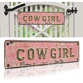 お買い得  壁の彫刻-愛してる、バイバイ - ヴィンテージメタルウォールサイン、愛してるバイバイメタルサイン、レトロなグリーンスタイルのメタルウォールプラーク装飾、廊下 &amp;ドアの装飾、家、キッチン、バー用の農家風の壁アート