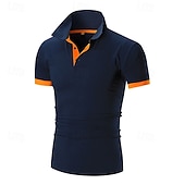 economico Polo classica da uomo-Per uomo Polo Maglia da golf Casuale Sportivo Classico Manica Corta Essenziale Tinta unica Semplice 5 pezzi Confezione multipla Estate Primavera Tutte le stagioni Vestibilità aderente 1 2 3 4 5 6 Polo