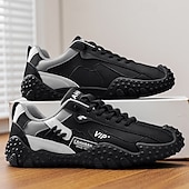 economico Sneakers Casual-scarpe da ginnastica sportive bianche e blu da uomo, pannelli in rete traspirante, suola ammortizzata, stile sportivo casual per camminare e viaggiare