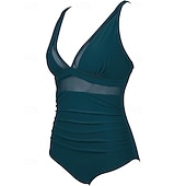 お買い得  ワンピースラッシュガード-女性用 ラッシュガード 水着 ワンピース 花 ソリッド レオプリント UVプロテクション 弾性ある ノースリーブ スイムウェア 水着 サーフィン 潜水 水泳 夏