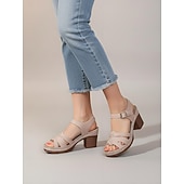 cheap Women-Women's Elegant Wedge Sandals with Buckles - Comfortable Vacation Footwear for Island and Cruise Vacations