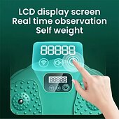 זול מעסה הגוף-צג lcd אלקטרוני דיסק מותניים מתפתל עיסוי כף רגל בסיס מונע החלקה לוח טוויסט בטן לירידה במשקל מאמן ליבה רב תפקודי
