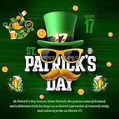 cheap St. Patrick's Day Bottoms-St. Patrick's Day Men's Geometric Tartan Gradient Color Trousers Dress Pants Suit Pants Mid Waist Vintage Retro Holiday Relaxed Fit Flat Front Dress Pants with Side Pockets Spring Fall 3D Print Green