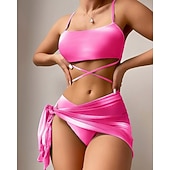 voordelige Surf Tankini's en Bikinis-Dames Bikini-sets Badpak Badpakken Tie Dye UV-Bescherming Elastisch Mouwloos Zwemkleding Zwempak Surfen Duiken Zwemmen Zomer