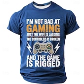 economico T-shirt di Umorismo Sarcastico-Per uomo Gergo divertente Maglietta Manica Corta maglietta Stampa 3D Girocollo Camicia Moda Quotidiano Quotidiano Streetwear Blu Nero Rosso Estate Primavera Abbigliamento S M L XL XXL XXXL