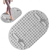 abordables Soins Personnels &amp; Santé-Tapis de massage des pieds en silicone, coussin de relaxation double face, planche de relaxation portable, tapis de massage anti-stress au sol, tapis de massage des pieds extra large avec points