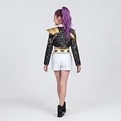 رخيصةأون ازياء البنات-مستوحى من الكيبوب مستوحى من المعبود الكوري محبوب الجماهير نجم البوب كوستيوم أزياء فنتازيا المعبود الافتراضي for للفتيات للأطفال عيد الرعب مهرجان أداء كوميك كون معرض الأنمي