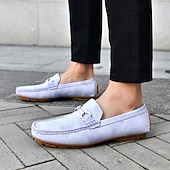 economico Mocassini casual-mocassini da uomo in similpelle viola: comode scarpe casual slip-on da indossare tutti i giorni e per eventi rilassati