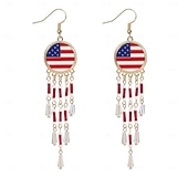 Χαμηλού Κόστους αξεσουάρ-250ή Επέτειος ΗΠΑ Σκουλαρίκια Αστείος Ενηλίκων Γυναικεία Ημέρα ανεξαρτησίας 4η Ιουλίου Πάρτι Επίδοση Ντύνομαι