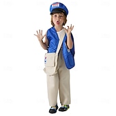 preiswerte Paar- und Gruppenkostüme-Karnevalskostüm Karriere Kostüme Kapuzensweatshirt Cosplay Kinder Unisex Halloween Karneval Buchwoche Leistung Pädagogisches Ankleiden Einfache Halloween-Kostüme Verkleiden