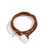 voordelige Armbanden en bangles-Retro Mode Modieus Gepersonaliseerde Bohémien Leder Armband sieraden Zwart / Bruin Voor Dagelijks Lahja Feestdagen