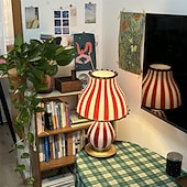 economico lampada da comodino-Lampada da tavolo / Lampada da terra Decorativo Artistico / Stile Nordico Per Camera da letto / Interno Metallo Presa EU / Presa US / Presa Uk Multicolore
