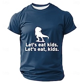  Ας φάμε παιδιά ας φάμε, αστεία παιδιά γραμματική, στίξη σώζει ζωές, γραφικό μπλουζάκι με δεινόσαυρο t rex, πράσινο, στρογγυλό ντεκολτέ, κοντομάνικο, χιούμορ, ανδρικό πουκάμισο, ρούχα, s m l xl xxl xxl