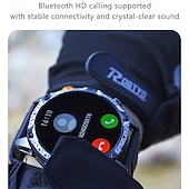 abordables Montres connectées-iMosi YK16 Montre intelligente 1.7 pouce Montre connectée avec appels Bluetooth Podomètre Rappel d'appel Moniteur d'Activité Compatible avec Android iOS Unisexe Longue Veille Appels Mains Libres