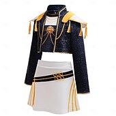 preiswerte Kostüme für Mädchen-Kpop-inspiriert Von koreanischen Idolen inspiriert Popstar Kostüm Ausgefallene Kostüme Karnevalskostüm Virtuelles Idol for Mädchen Kinder Halloween Karneval Leistung Comic-Konzert Anime Expo