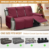 tanie Pokrowce na sofę-Wodoodporna pikowana mata na sofę rozkładaną, podwójna, potrójna, ochraniacz na sofę, do domu, salonu, prezent dla właścicieli zwierząt