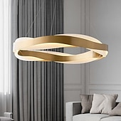 cheap Ring &amp; Round Design-Nordic Modern Ring LED 3 Color 65/80cm Chandelier for Living Room Bedroom Dining Table Pendant Lamp Home Decor Lighting,Ceiling Pendant Light